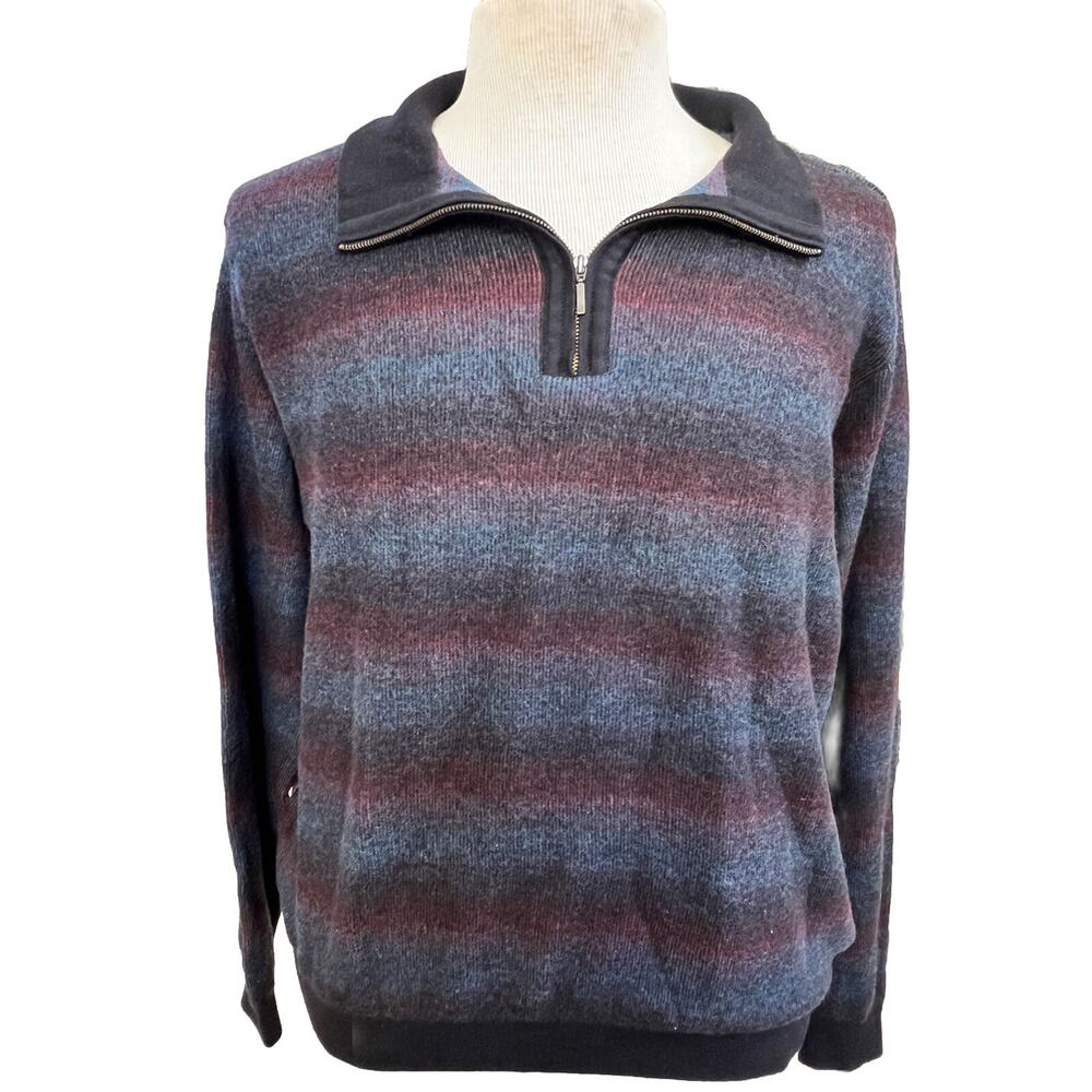 St. Croix Foursome Men's Sweater Knits 100% Merino Wool 1/4 Zip Sz XXL